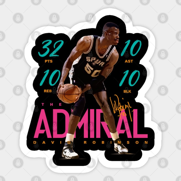 David Robinson Sticker by Juantamad